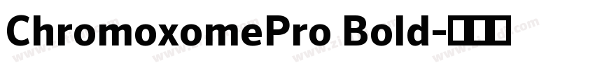 ChromoxomePro Bold字体转换